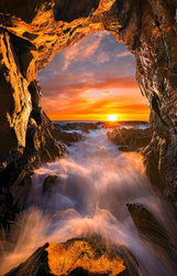 DIAMENTOWA MOZAIKA Haft 5D Grota nad morzem