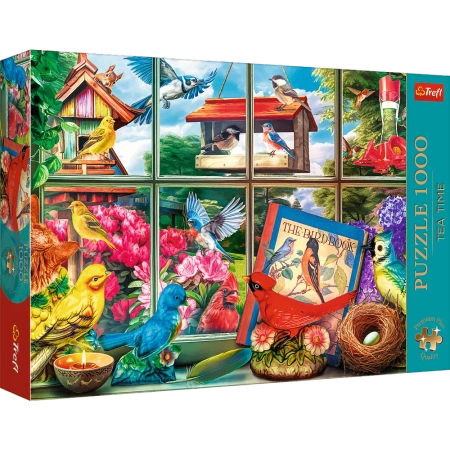Puzzle Premium Plus Quality 1000 el. Tea Time Świat ptaków