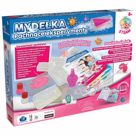 Mydełka Pachnące eksperymenty DIY zestaw do tworzenia mydełek