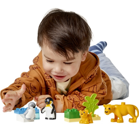 LEGO DUPLO 10442 Rodziny dzikich zwierząt pingwiny i lwy