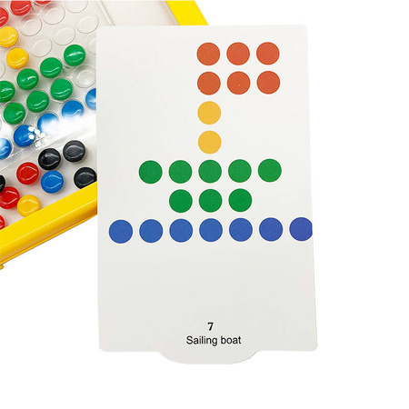 MAGNETYCZNA TABLICA LOGICZNA MONTESSORI DLA DZIECI KARTY DOPASOWYWANIE 