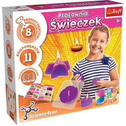 Pracownia świeczek Science 4 You Trefl zestaw doświadczalny świeczki