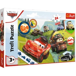 Puzzle 24 Maxi Wesołe auta Disney Cars 3 Trefl