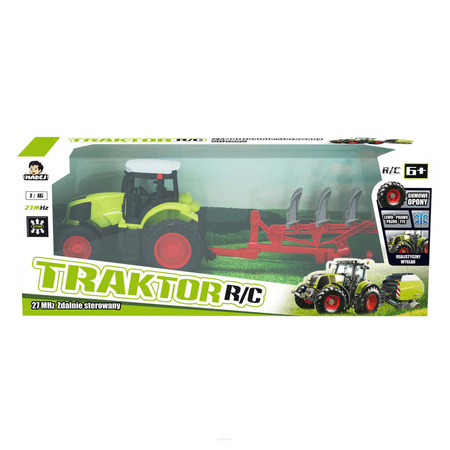 Traktor zdalnie sterowany + oracz MADEJ