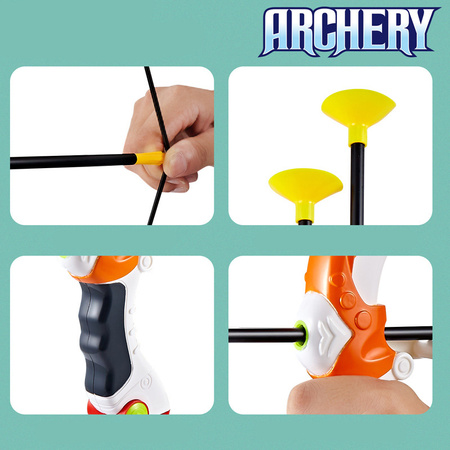 Łuk Archery Sport series z 3 strzałami i tarczą na blistrze