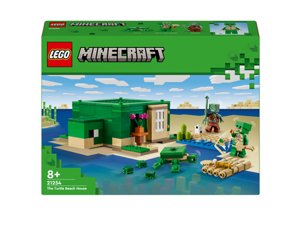 LEGO Minecraft 21254 Żółwi domek na plaży