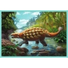 Puzzle 10w1 W świecie dinozaurów dinozaury Trefl