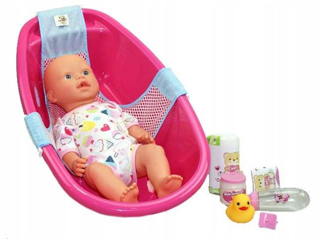 LALKA BOBAS 40 CM W WANIENCE + AKCESORIA MADEJ