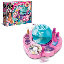 ODJAZDOWE PAZNOKCIE CRAZY CHIC LAMPA DO PAZNOKCI LAKIERY OZDOBY DLA DZIECI