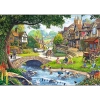 Puzzle 2 x 500 elementów Sielankowe życie Trefl