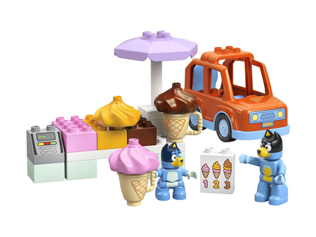 LEGO DUPLO Bluey 10458 Wyprawa po lody z Bluey 