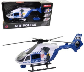 Helikopter Policja z wyciągarką ze światłem i dźwiękiem