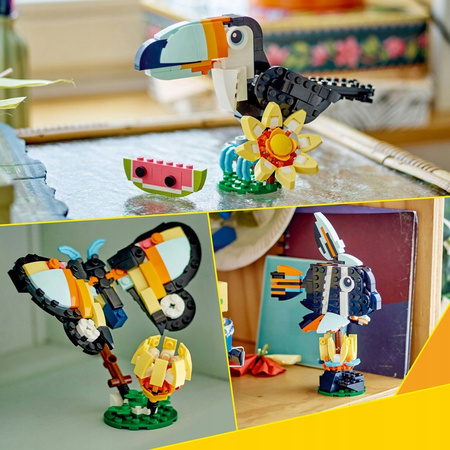 LEGO 31173 Creator 3 w 1 Dzikie zwierzęta Tropikalny tukan