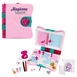 Pamiętnik Magiczny Notes z akcesoriami Biżuteria naklejki dla dziewczynki