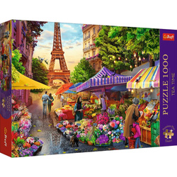 Puzzle 1000 el. Targ kwiatowy Paryż Trefl