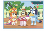 PUZZLE 4W1 BLUEY I JEGO ŚWIAT TREFL 34637