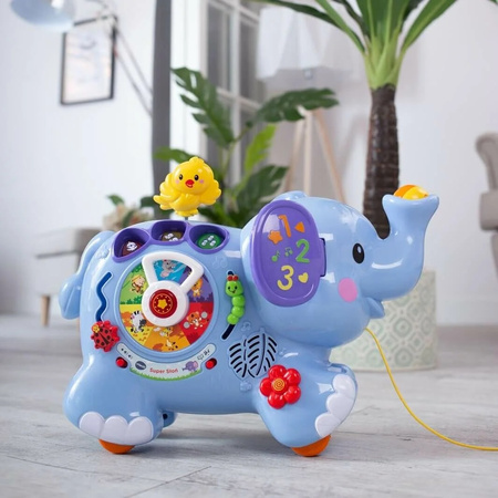 VTECH Super Słoń sorter nauka kształtów liczb kolorów edukacyjny