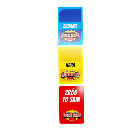 Gra mini automat bokser na palec mierzenie siły zręcznościowa karty 