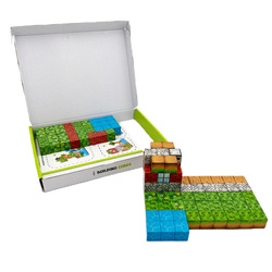 Klocki magnetyczne kostki 3D 108 elementów bloki 2,5 cm bok