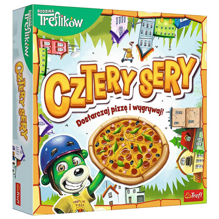 Gra Cztery sery pizza Trefliki gra planszowa Trefl