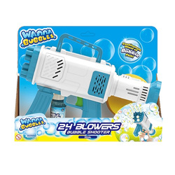 BAŃKI GENERATOR BAŃIEK MYDLANYCH NIEBIESKO BIAŁY Z PŁYNEM