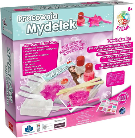 Pracownia mydełek Science 4 You Trefl zestaw doświadczalny zrób swoje mydło