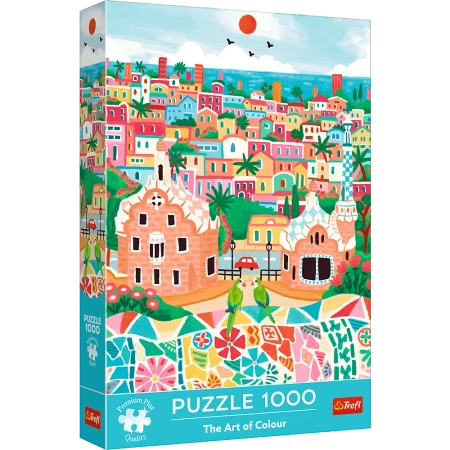Puzzle Premium Plus Quality 1000 el. The Art of Colour Barcelona, Hiszpania
