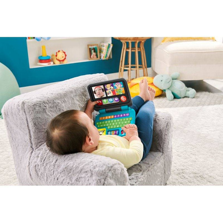 Fisher-Price Ucz się i Śmiej Edukacyjny Laptop Malucha Porozmawiajmy HHX33