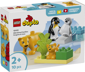 LEGO DUPLO 10442 Rodziny dzikich zwierząt pingwiny i lwy