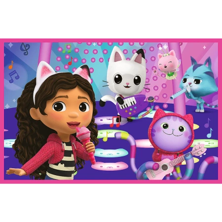 Puzzle Koci Domek Gabi 2x24 el. Zabawy z Gabi