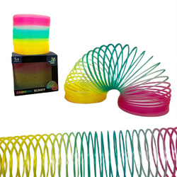Sprężyna sprężynka Tęczowa antystresowa do zabawy gra zręcznościowa