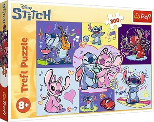 Puzzle Lilo & Stitch 300 el. Zakręcony Stitch