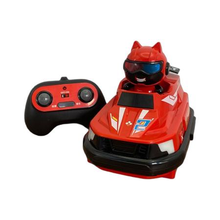 Zestaw 2 zdalnie sterowanych samochodów zderzające się światła LED piloty 