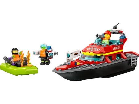 LEGO City 60373 Łódź strażacka