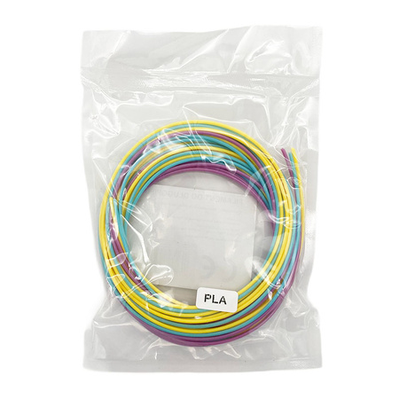 Kolorowe wkłady filament PLA do długopisu 3D zestaw 3 kolory PEN 9m