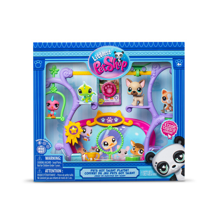 Littlest Pet Shop Got Talent Zestaw Zwierzaki mają talent + 2 figurki