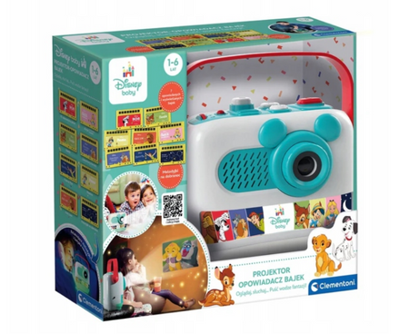 CLEMENTONI DISNEY PROJEKTOR, OPOWIADACZ BAJEK gawędziarz dla dzieci 1-6 lat