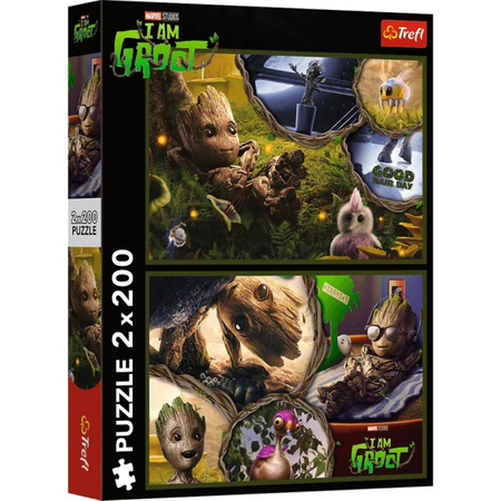 Puzzle 2x200 el. Ja jestem Groot Trefl
