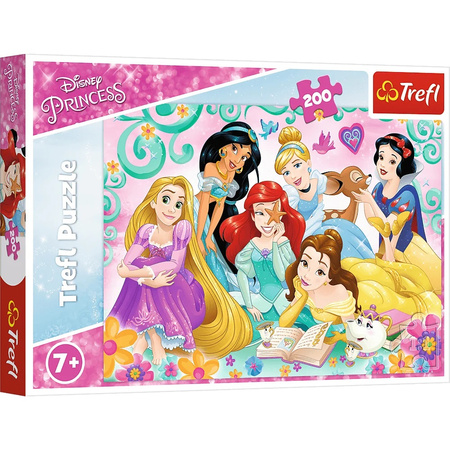 Puzzle 200 elementów radosny świat księżniczek Disney Princess