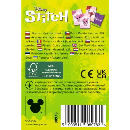 Karty Piotruś Lilo i Stitch gra karciana Trefl