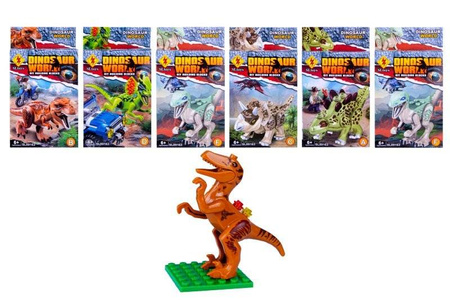 KLOCKI DINOZAUR 6 WZORÓW Norimpex
