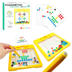 MAGNETYCZNA TABLICA LOGICZNA MONTESSORI DLA DZIECI KARTY DOPASOWYWANIE