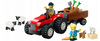 LEGO CITY 60461 Czerwony traktor z przyczepą i owcą