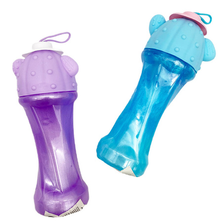 Masa slime putty Kaktus w kapeluszu z brokatem mieniąca rozciągliwa