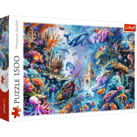 Puzzle 1500 el. Podwodny świat Trefl