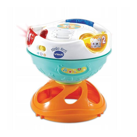 VTECH Kula Piłka Bęben 3w1 Interaktywna Dźwięk