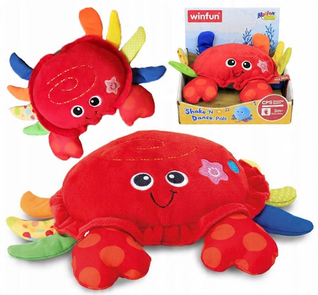 SMILY PLAY Interaktywny uciekający krab do raczkowania gra wibrujący