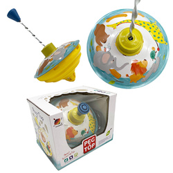 Bączek metalowy wirujący klasyczny dla dzieci malucha