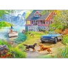 Puzzle 2 x 500 elementów Letni relaks Trefl
