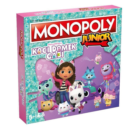 Monopoly Junior Koci Domek Gabi gra towarzyska familijna dla dzieci
